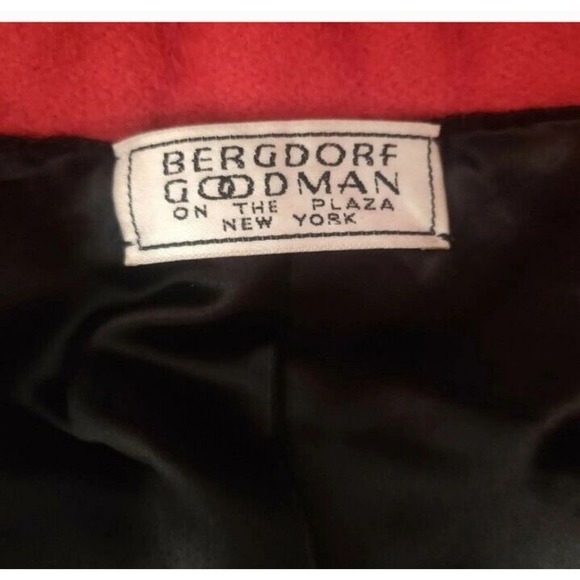 Ultra Rare 90s Vintage RED Stephen Sprouse wool Coat Sz 6 - Picture 10 of 12